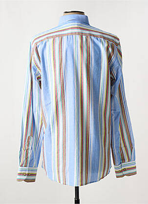 Chemise manches longues coupe cintrée bleu CARLOS CORDOBA homme