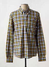 Chemise manches longues poches jaune TBS homme