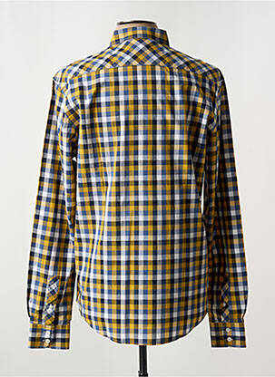 Chemise manches longues coupe cintrée jaune TBS homme