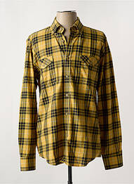 Chemise manches longues poches jaune CARLOS CORDOBA homme
