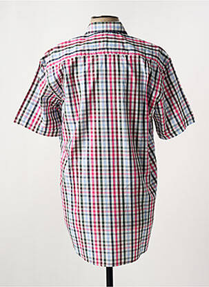 Chemise manches courtes poches rose EASYLINE homme