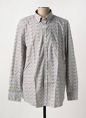 Chemise manches longues coupe cintrée marron CARLOS CORDOBA homme