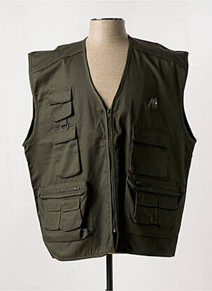 Gilet sans manche coupe cintrée vert DUKE homme