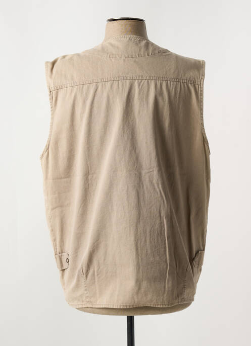 Gilet sans manche marron LOUIS VICTOR pour homme