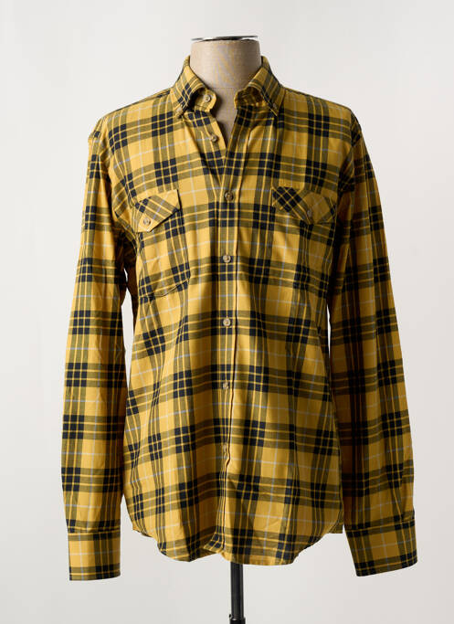 Chemise manches longues jaune CARLOS CORDOBA pour homme