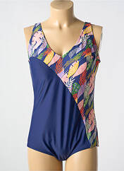 Maillot de bain 1 pièce bleu TAMOURÉ pour femme seconde vue