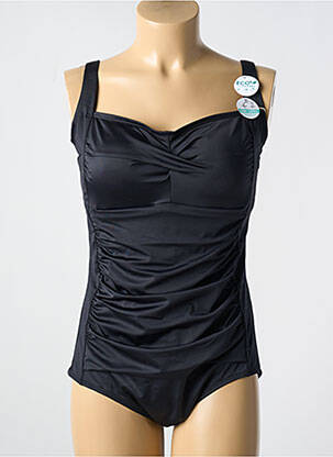Maillot de bain 1 pièce stretch haut soutien-gorge balconnet noir DORINA femme