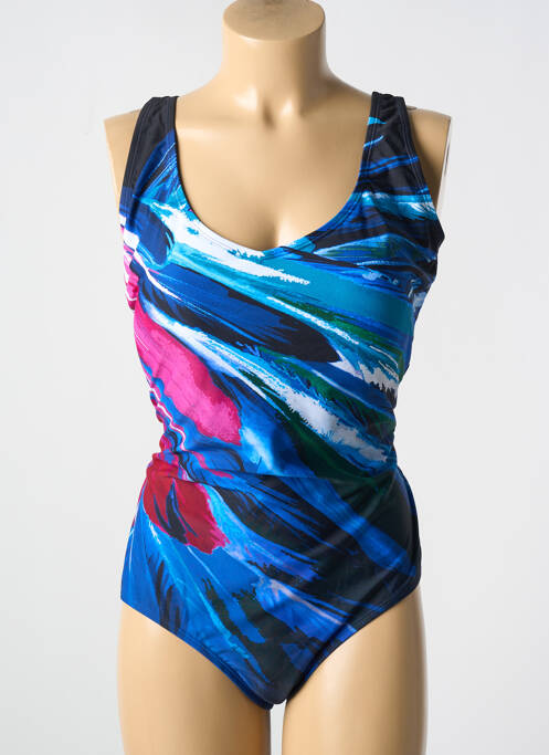 Maillot de bain 1 pièce bleu TAMOURÉ pour femme