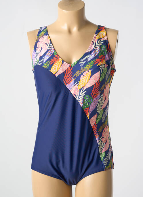 Maillot de bain 1 pièce bleu TAMOURÉ pour femme