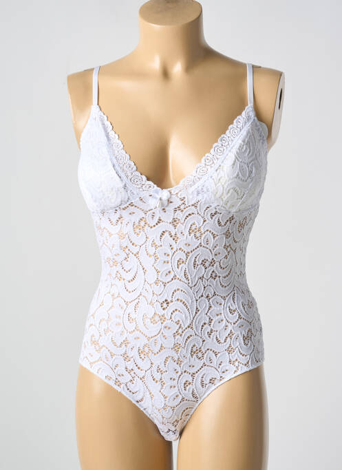 Body lingerie blanc ANCONA pour femme