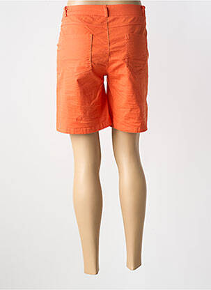 Bermuda coupe droite orange LA PETITE NÎMOISE femme