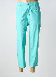 Pantacourt coupe droite bleu DIVA & DESS femme
