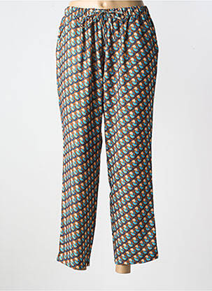 Pantalon droit taille élastique taille normale marron WALTRON femme