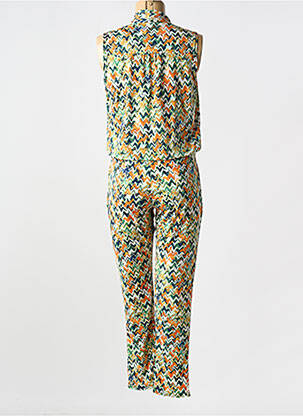 Combi-pantalon coupe fluide sans manche vert ATLANTA femme