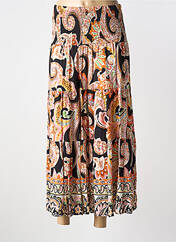 Jupe mi-longue noir LAGON BLEU pour femme seconde vue