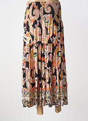 Jupe mi-longue noir LAGON BLEU pour femme seconde vue