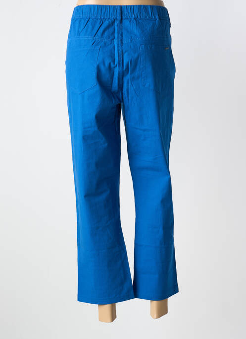 Pantacourt coupe droite bleu S.QUISE femme