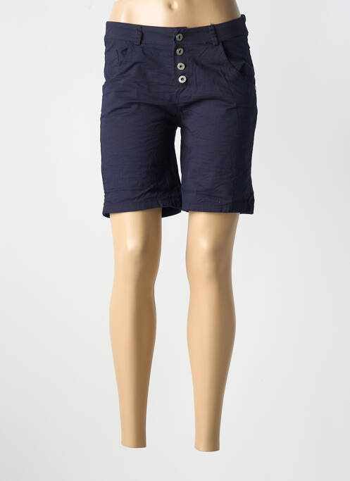 Bermuda bleu LA PETITE NÎMOISE pour femme