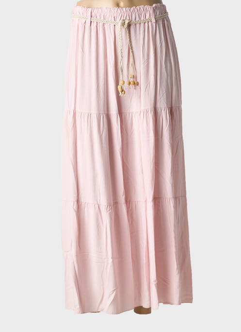 Jupe longue rose LA PETITE NÎMOISE pour femme