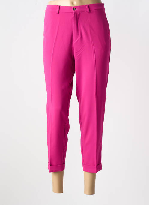 Pantacourt rose LCDN pour femme