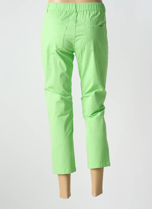 Pantalon 7/8 vert S.QUISE pour femme