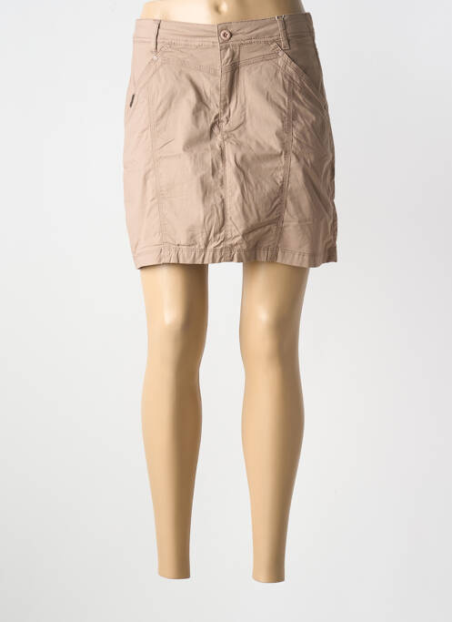 Jupe short beige S.QUISE pour femme