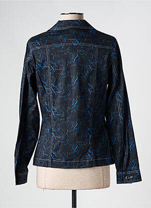 Veste casual col chemisier noir GUY DUBOUIS femme