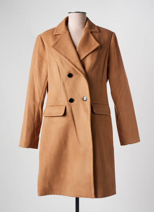 Manteau long marron GUY DUBOUIS pour femme