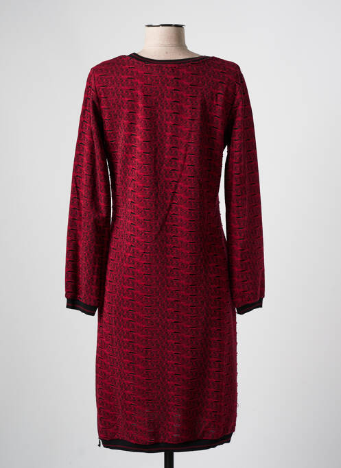 Robe mi-longue rouge GUY DUBOUIS femme