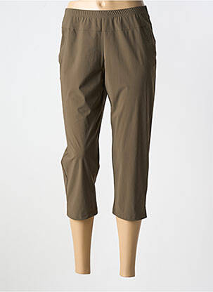 Pantacourt coupe droite vert MERI & ESCA femme