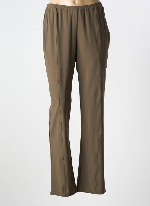 Pantalon droit marron IMPULSION pour femme