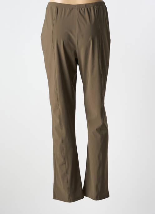 Pantalon droit marron IMPULSION pour femme