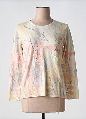 Pull coupe droite manches longues vert MCM femme