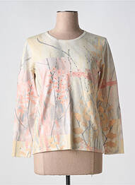 Pull col rond manches longues vert MCM femme