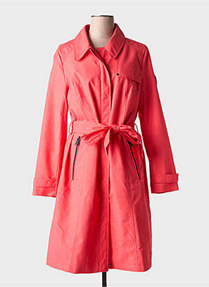 Trench finition intérieure doublée sans capuche rouge DISTRICT femme