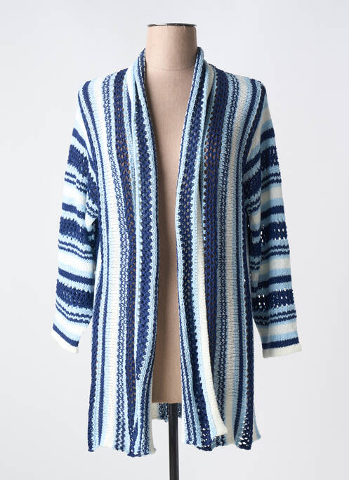 Gilet manches longues bleu MCM pour femme