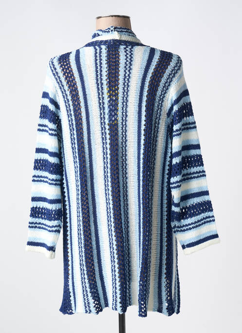 Gilet manches longues bleu MCM pour femme