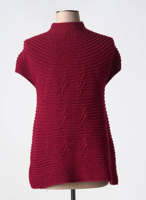 Gilet manches courtes rouge LA PETITE NÎMOISE pour femme