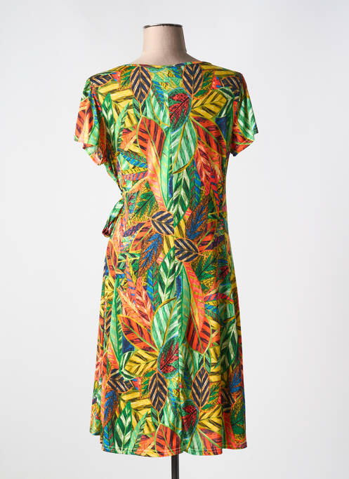 Robe mi-longue vert RENATTO BENE pour femme