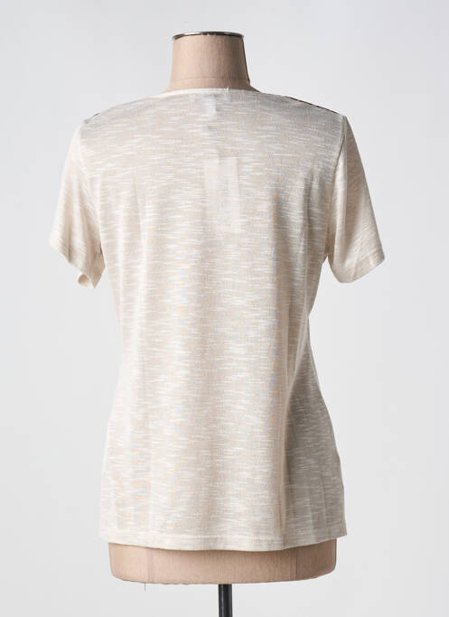 T-shirt beige MERI & ESCA pour femme