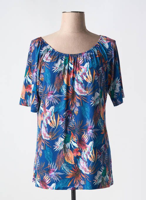 T-shirt bleu ATLANTA pour femme