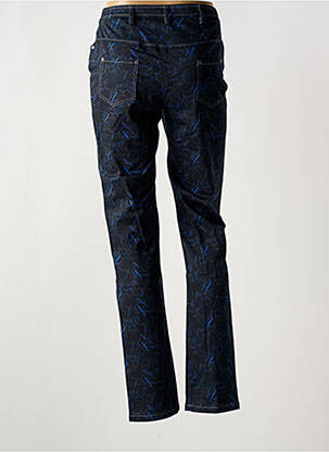 Pantalon slim tissage popeline taille normale noir GUY DUBOUIS femme