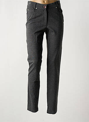 Pantalon slim taille élastique taille normale gris GREGORY PAT femme