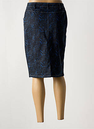 Jupe mi-longue stretch noir GUY DUBOUIS femme