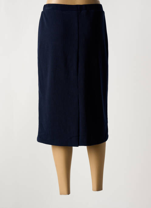 Jupe mi-longue bleu GUY DUBOUIS pour femme