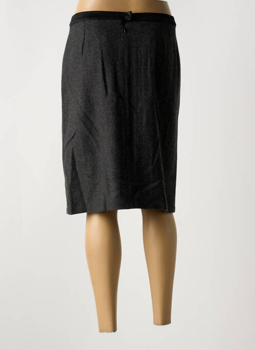 Jupe mi-longue gris GUY DUBOUIS pour femme