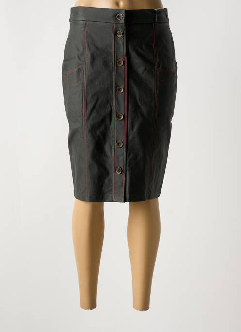 Jupe mi-longue noir GREGORY PAT pour femme
