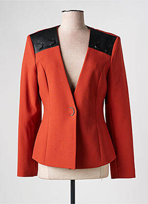 Blazer poches orange GREGORY PAT femme