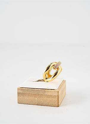 Bague ornement oxyde de zirconium or SIF JAKOBS femme