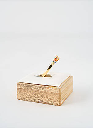 Bague ornement oxyde de zirconium or SIF JAKOBS femme